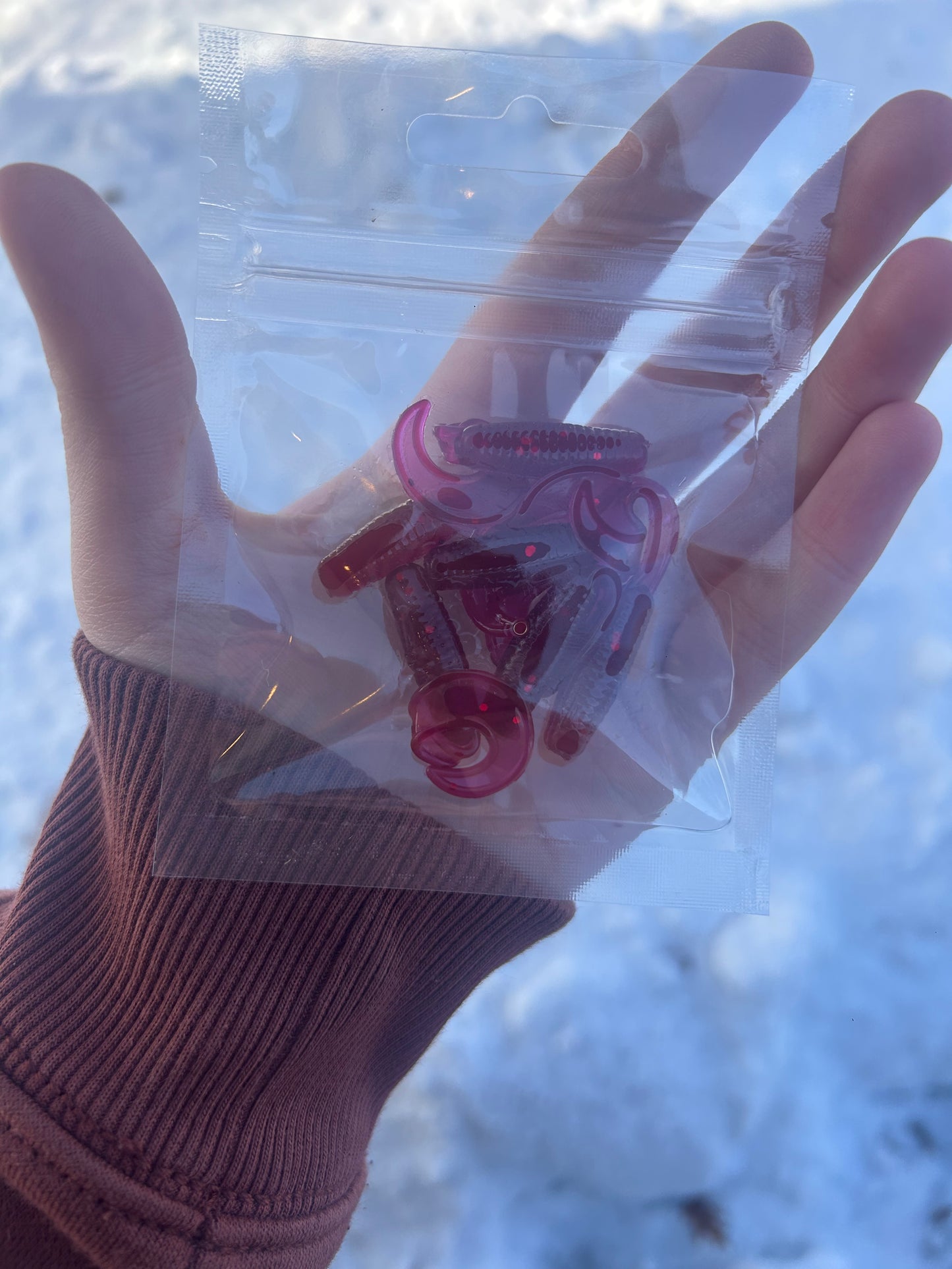 Cranberry Sauce Curly Tail Grub