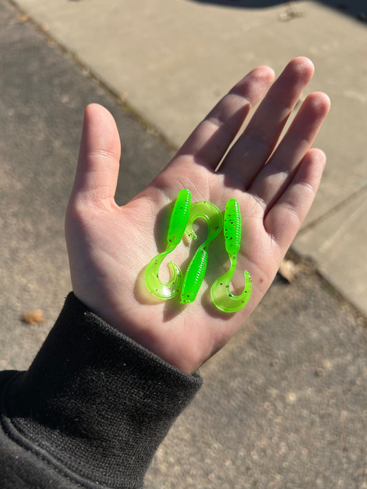 Mean Green Curly Tail Grub