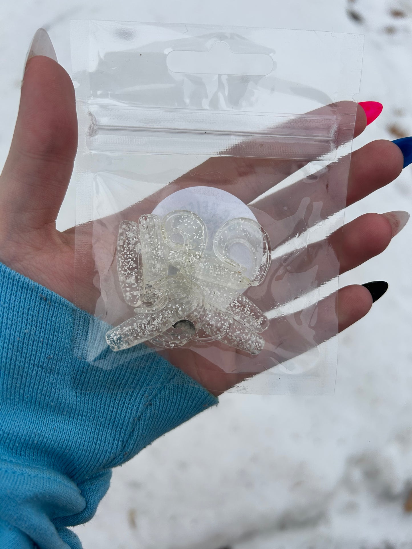 Snowglobe Curly Tail Grub