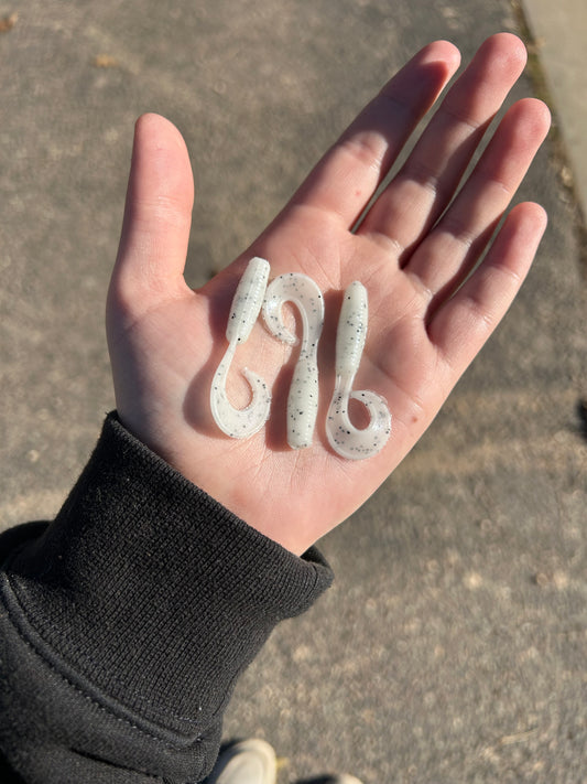 Cookies n Cream Curly Tail Grub