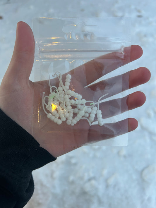 White Bubble Bait (UV Glow)