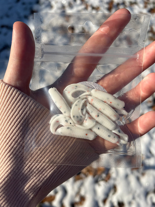 Snowman Curly Tail Grub